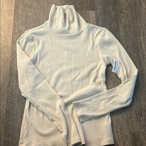 Old Navy Cream Cowl Neck Sweater